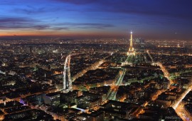 Paris at Night Dual Monit…, wallpapers